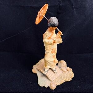 Children of the World Hand Painted Pewter-“The Japanese Girl”-Retired